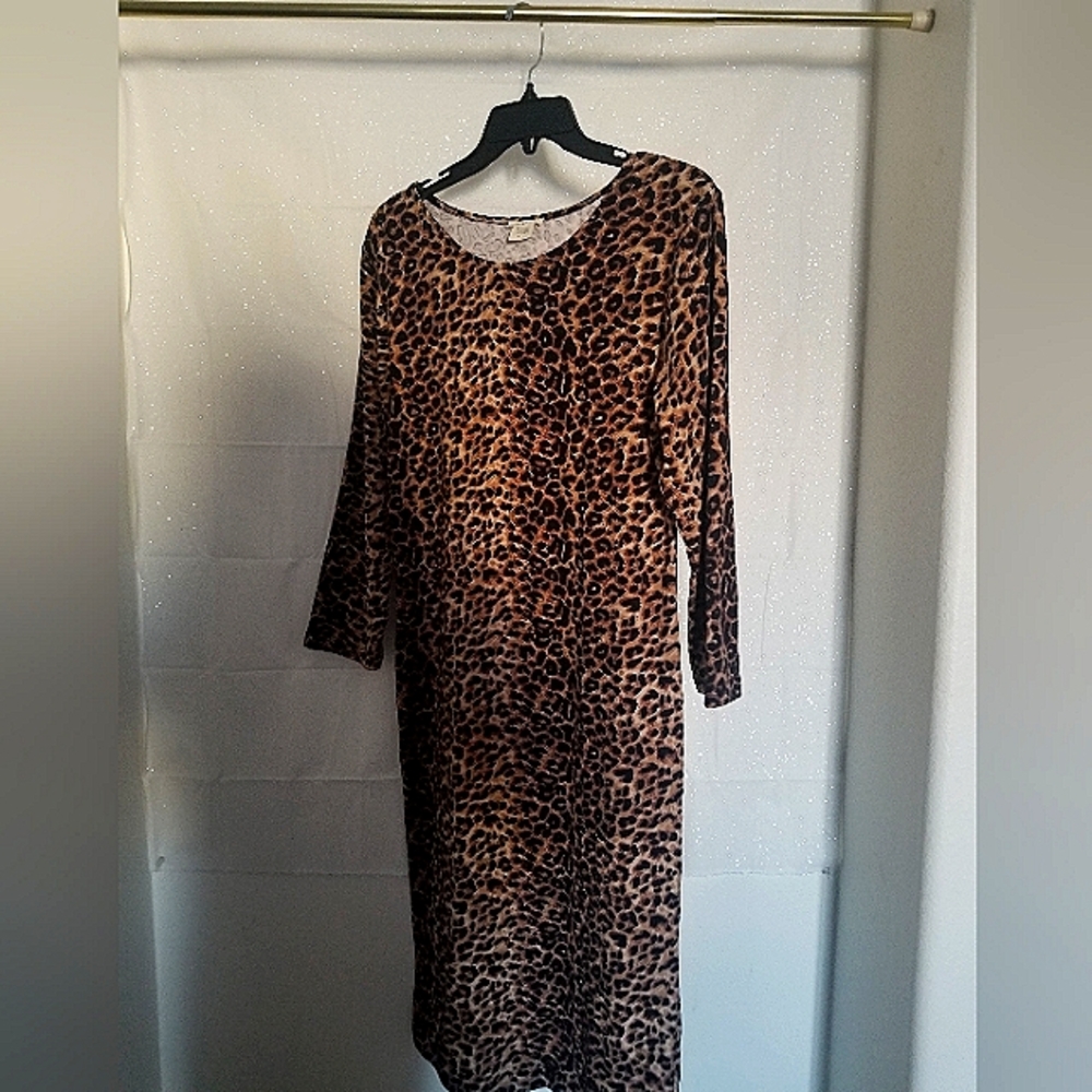 Yelete Leopard Print Dress